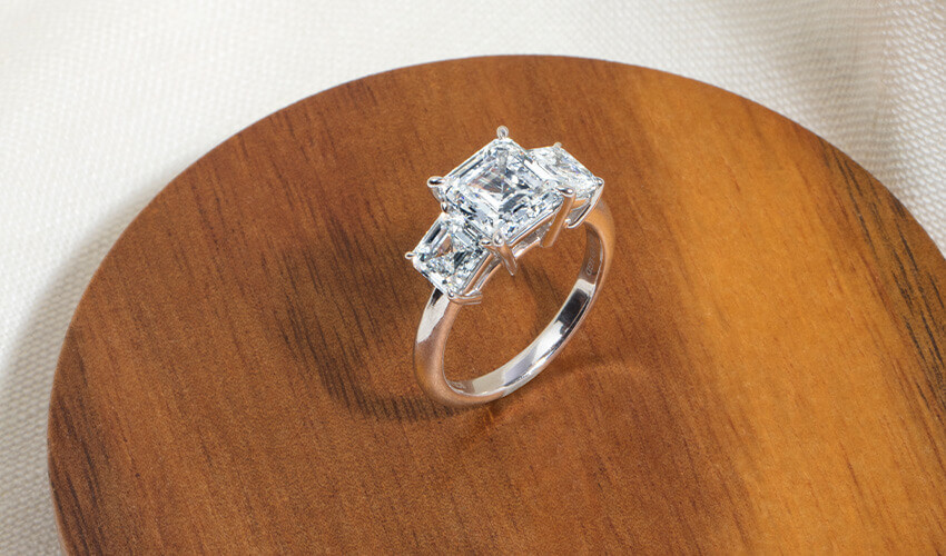 Grown Brilliance Asscher Cut Diamonds