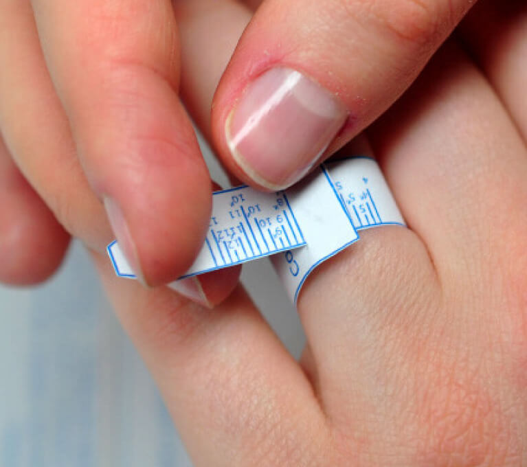 Finding Your Ring Size Finding Your Ring Size