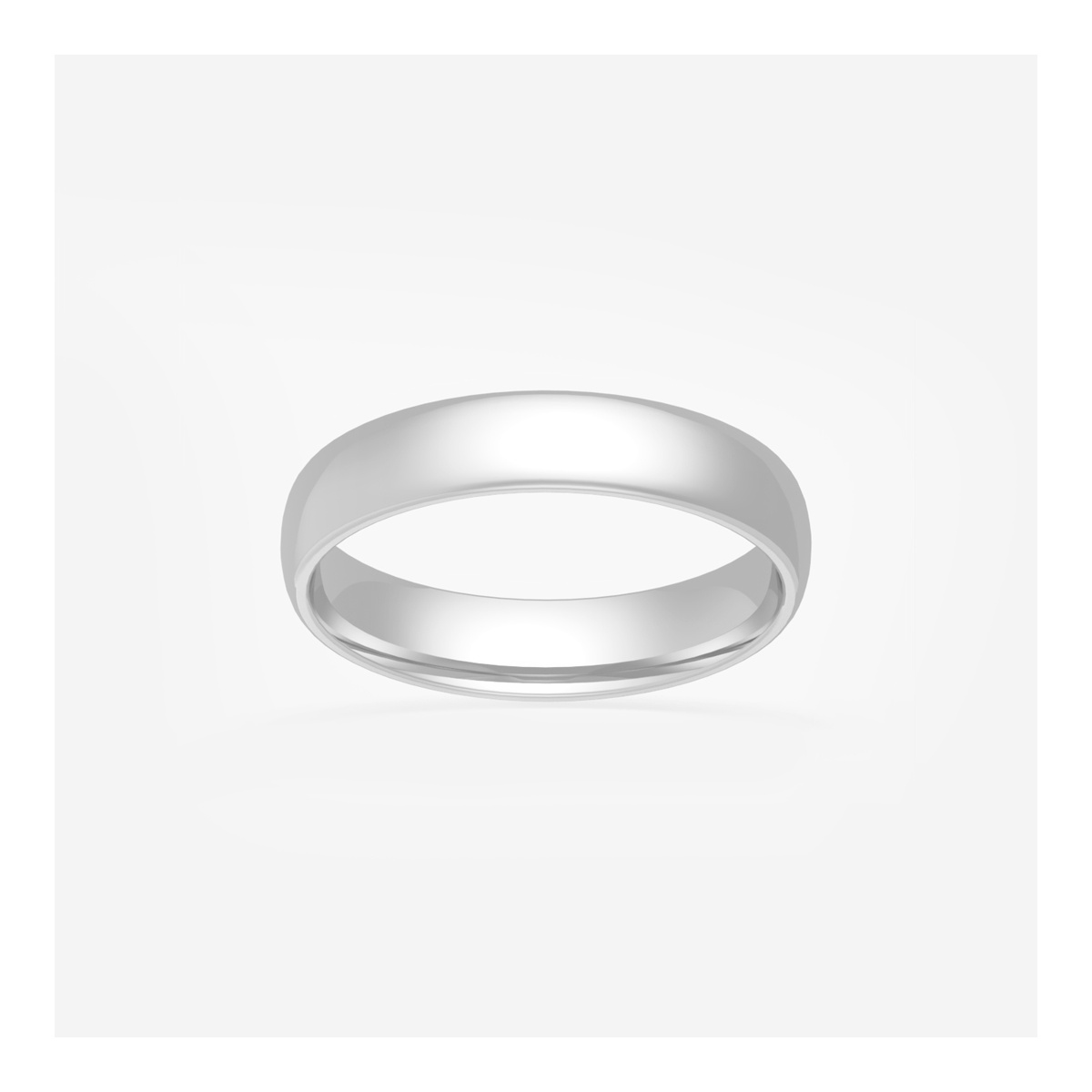 4mm High Polished Classic Wedding Band