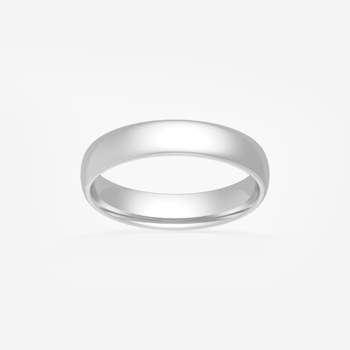 4mm High Polished Classic Wedding Band