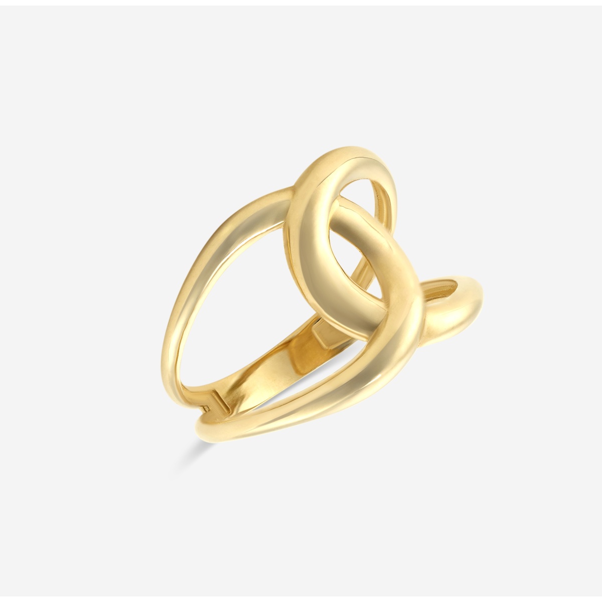 Additional Image 1 for  Plain Gold Infinity Knot Fashion Ring