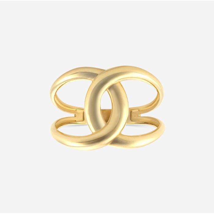Plain Gold Infinity Knot Fashion Ring