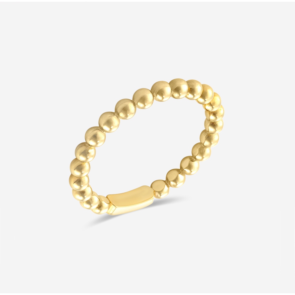Additional Image 1 for  Plain Gold Round Bead Fashion Ring