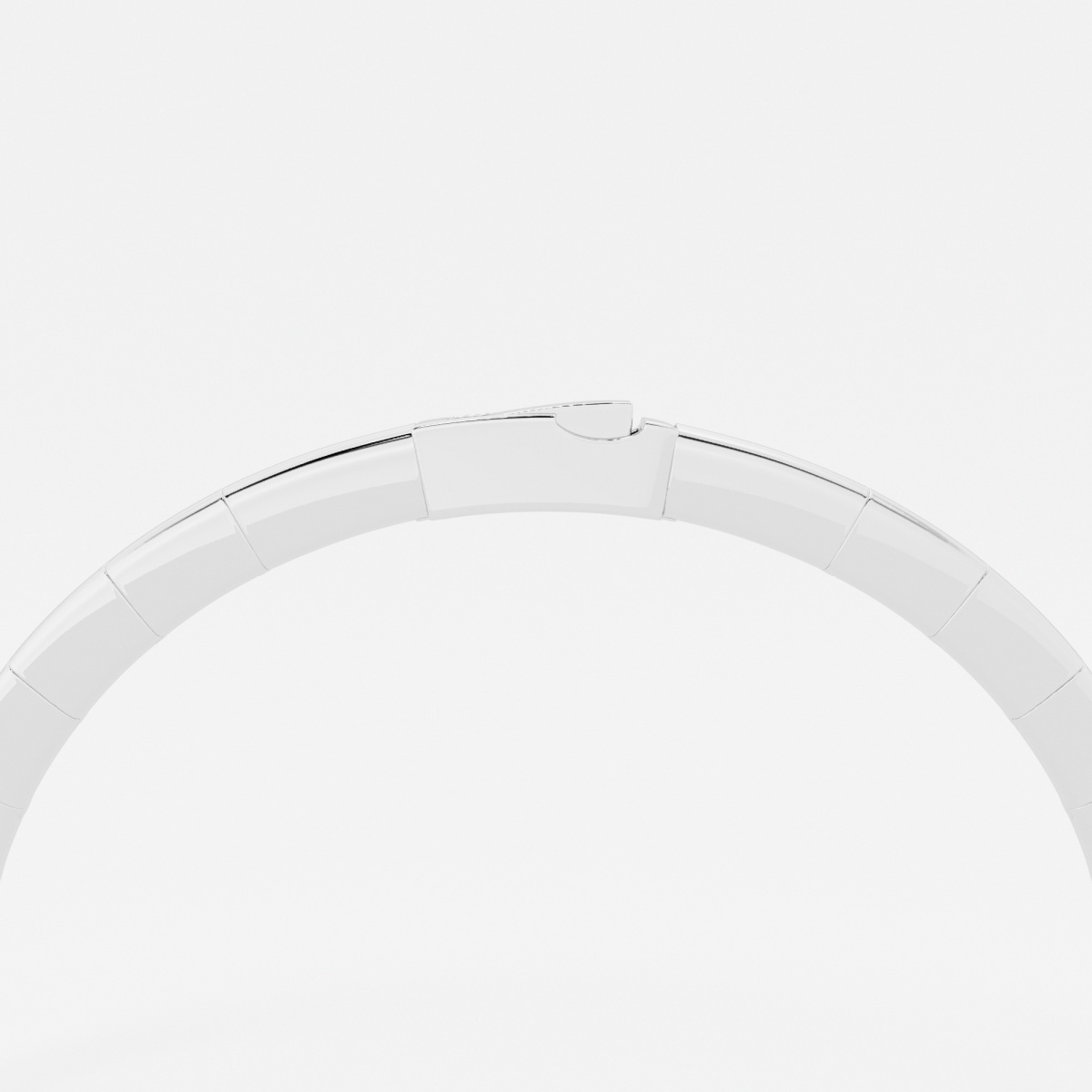 Additional Image 2 for  1 7/8 ctw Curve River Bangle Bracelet