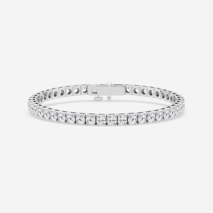 12 ctw Round Lab Grown Diamond Four-Prong Tennis Bracelet - 7.5 Inches