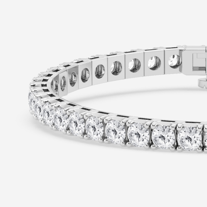 12 ctw Round Lab Grown Diamond Four-Prong Tennis Bracelet - 7.5 Inches