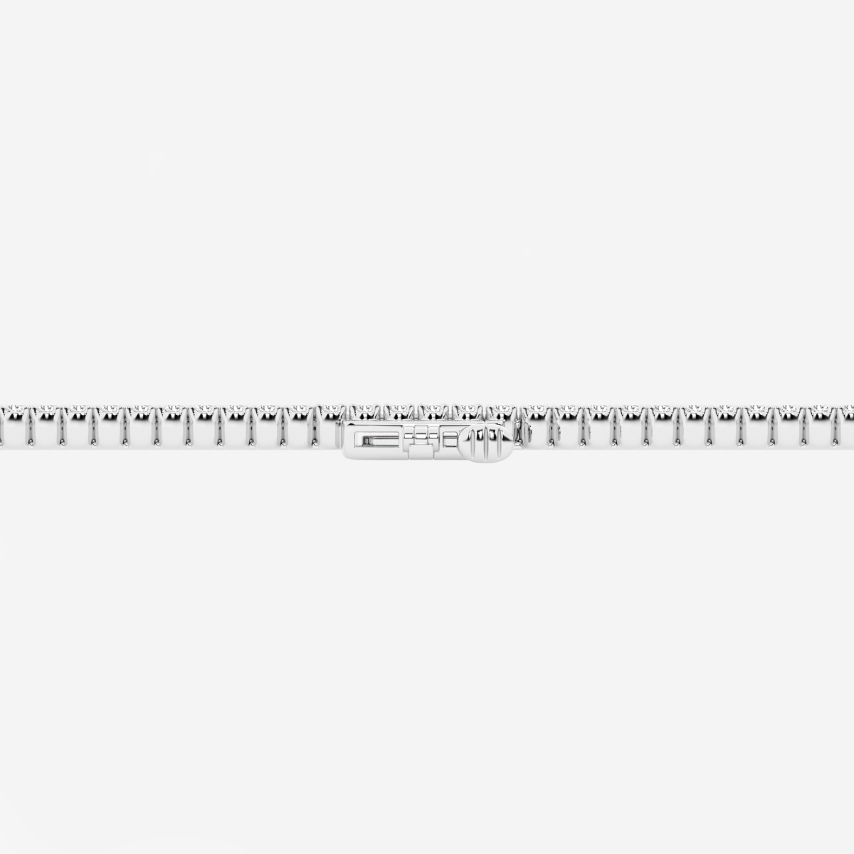 Additional Image 2 for  2 1/4 ctw Emerald Lab Grown Diamond Three Stations Tennis Bracelet - 7 Inches