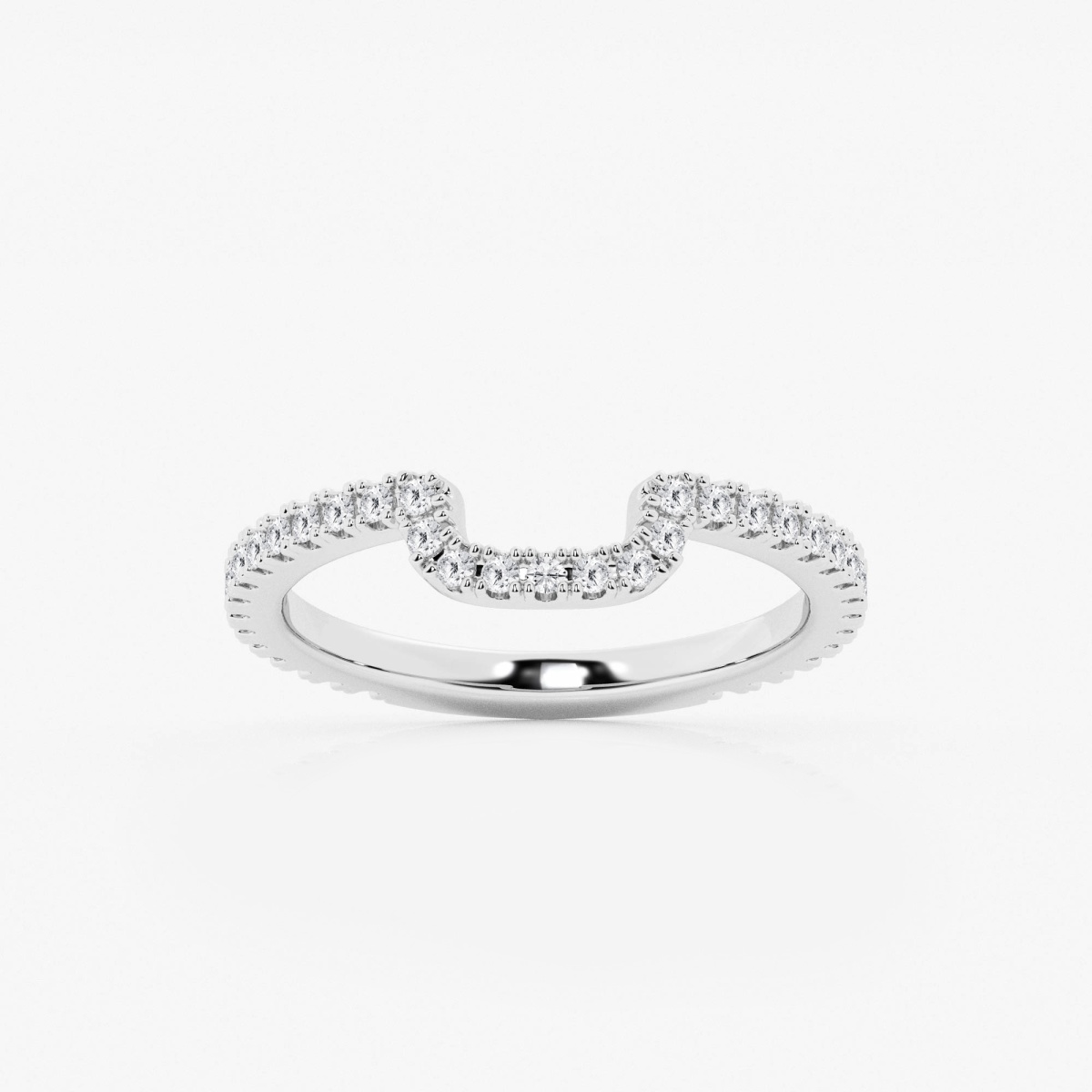 1/3 ctw Round Lab Grown Diamond Prong Set Wedding Band