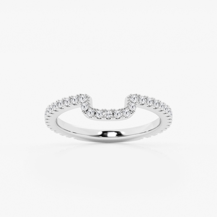 1/3 ctw Round Lab Grown Diamond Prong Set Wedding Band