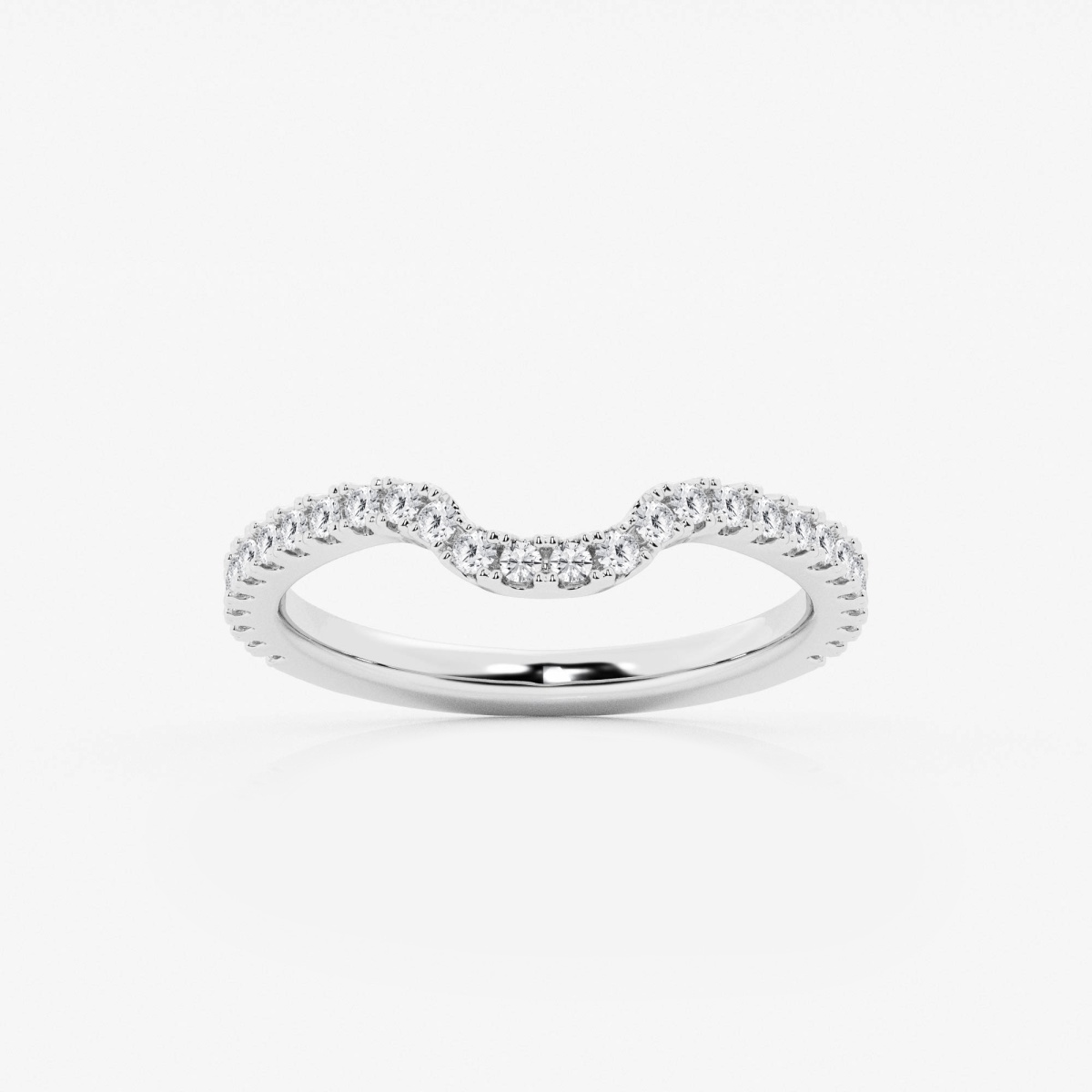 1/3 ctw Round Lab Grown Diamond Prong Set Wedding Band