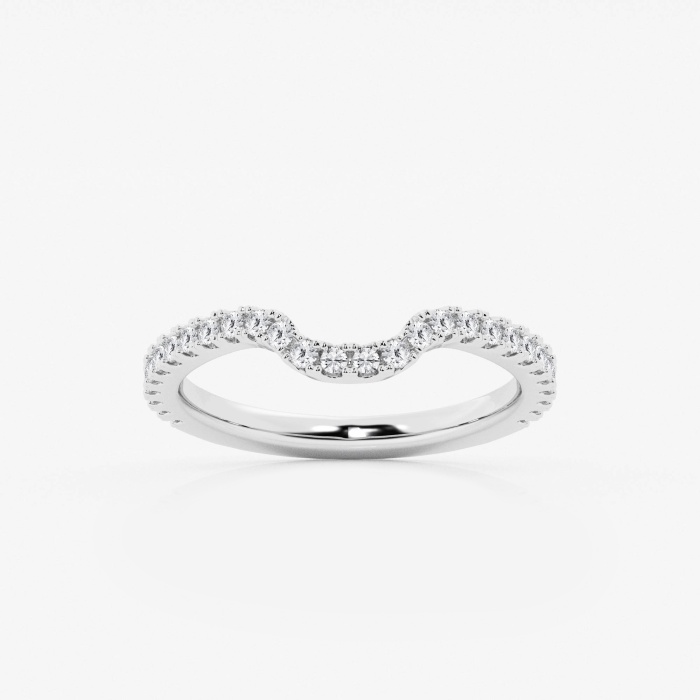 1/3 ctw Round Lab Grown Diamond Prong Set Wedding Band