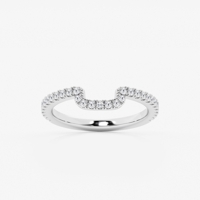 1/3 ctw Round Lab Grown Diamond Prong Set Wedding Band