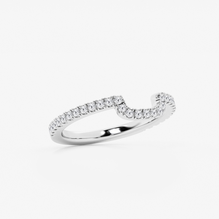 1/3 ctw Round Lab Grown Diamond Prong Set Wedding Band