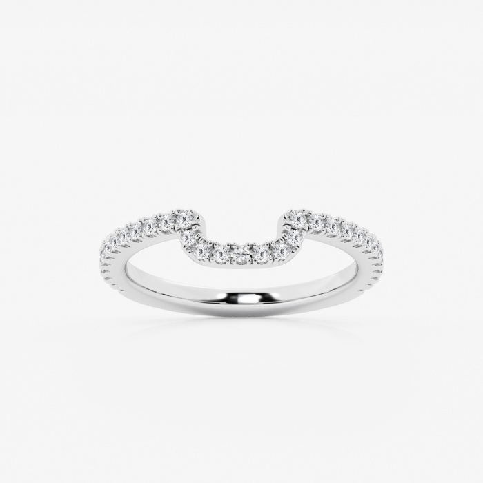 1/3 ctw Round Lab Grown Diamond Prong Set Wedding Band