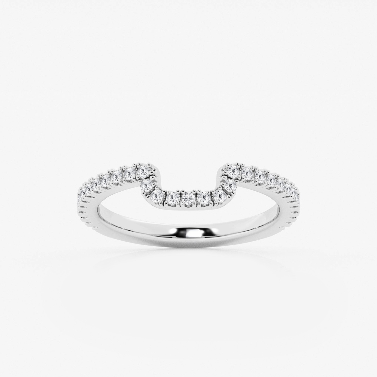 1/3 ctw Round Lab Grown Diamond Prong Set Wedding Band