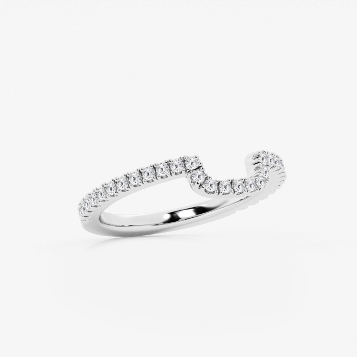 1/3 ctw Round Lab Grown Diamond Prong Set Wedding Band