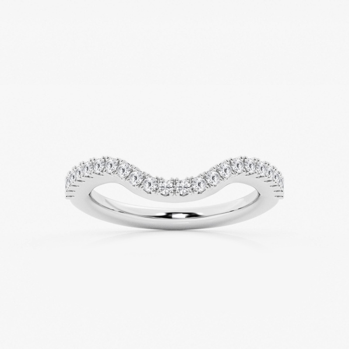 1/3 ctw Round Lab Grown Diamond Prong Set Wedding Band