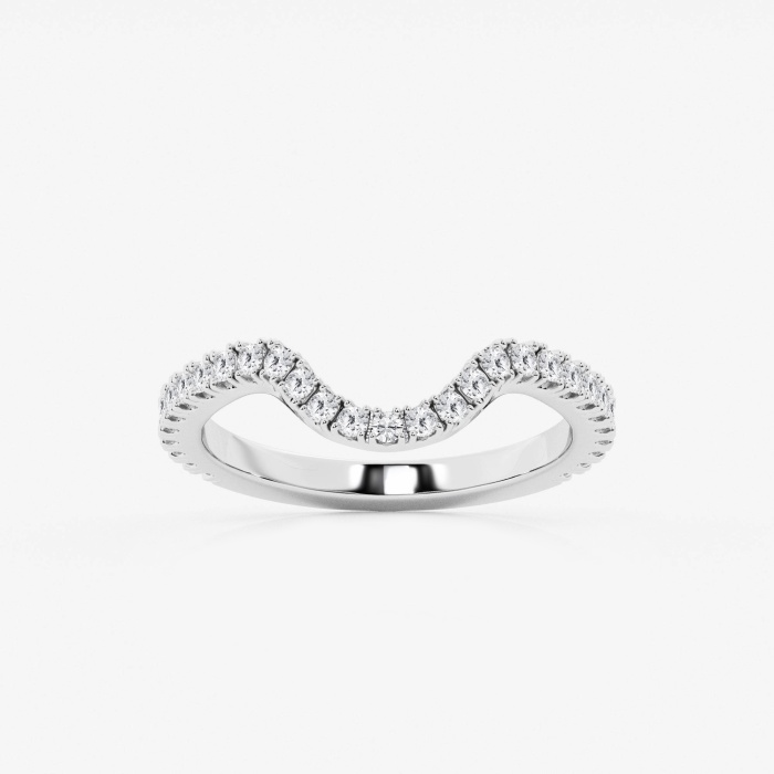 1/3 ctw Round Lab Grown Diamond Prong Set Wedding Band