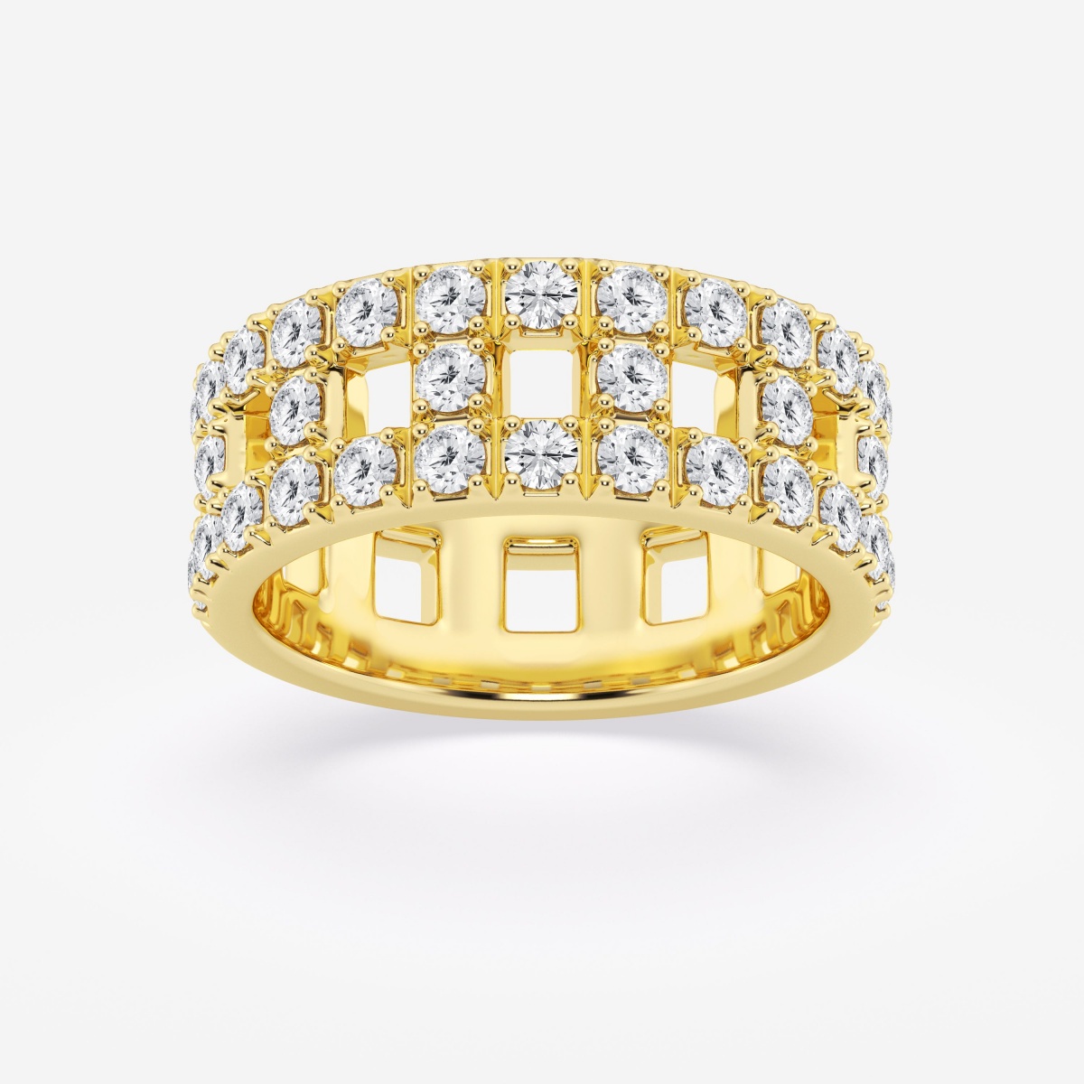 1 1/2 ctw Round Lab Grown Diamond Fashion Band