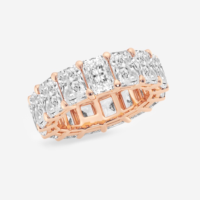 10 ctw Radiant Lab Grown Diamond Eternity Band