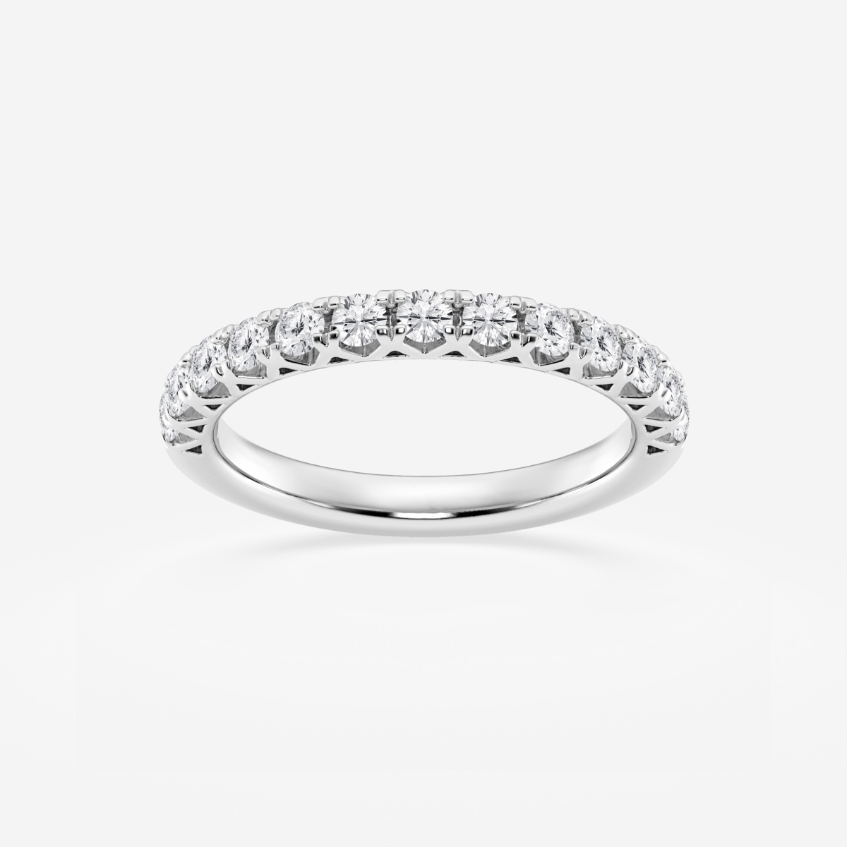 1/2 ctw Round Lab Grown Diamond Prong Set Wedding Band
