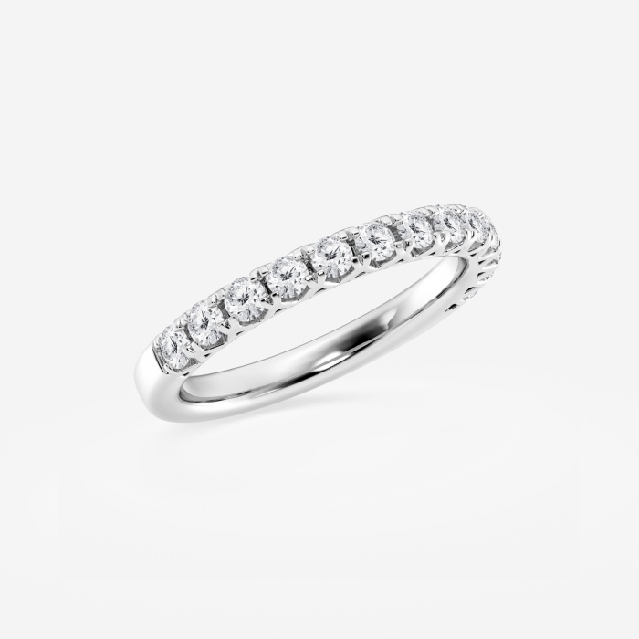 1/2 ctw Round Lab Grown Diamond Prong Set Wedding Band