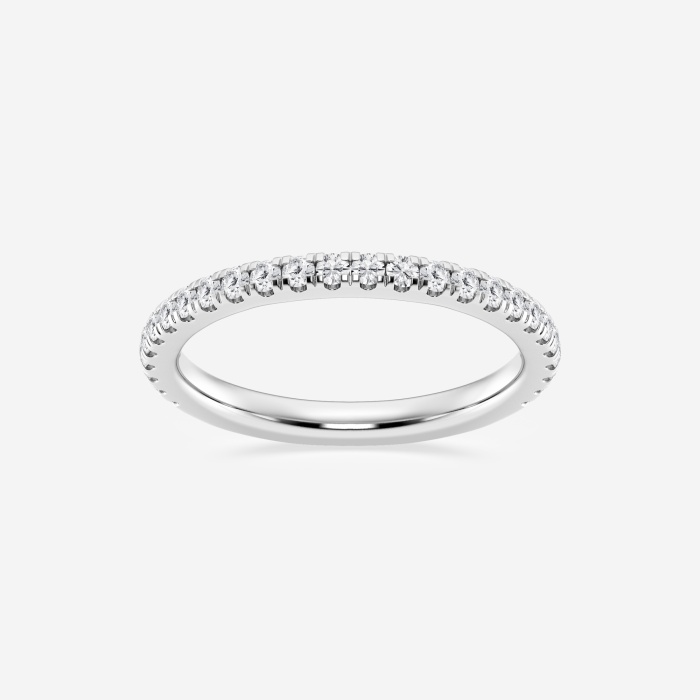1/3 ctw Round Lab Grown Diamond Prong Set Wedding Band