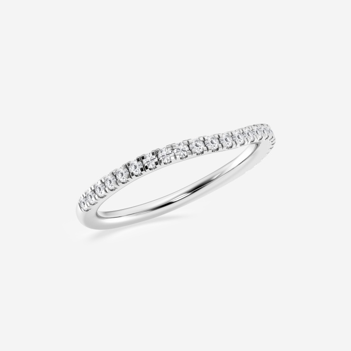 1/4 ctw Round Lab Grown Diamond Prong Set Wedding Band