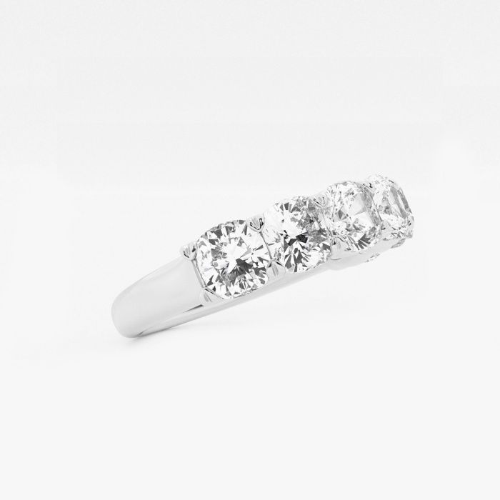 2 7/8 ctw Cushion Lab Grown Diamond Seven-Stone Anniversary Band
