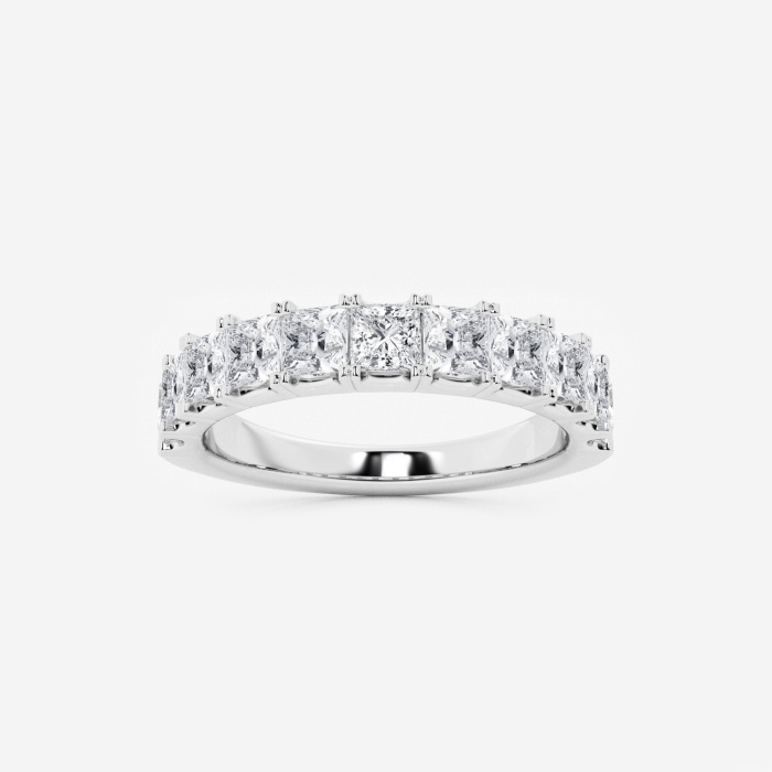 1 1/2 ctw Princess Lab Grown Diamond Eleven-Stone Wedding Band
