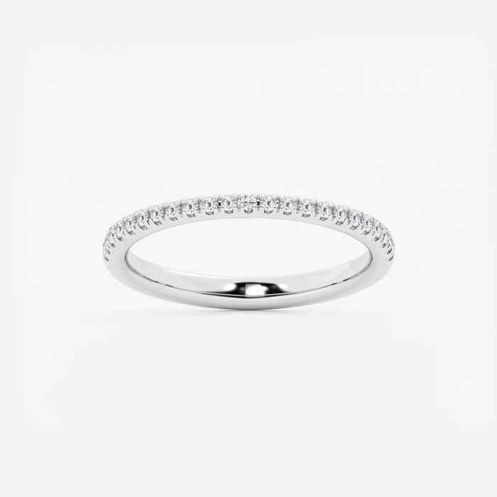 1/6 ctw Round Lab Grown Diamond Prong Set Wedding Band