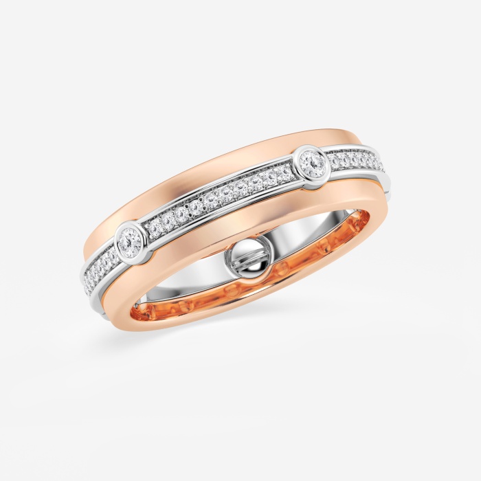 2/5 ctw Round Lab Grown Diamond Eternity Band - 6.3mm Width