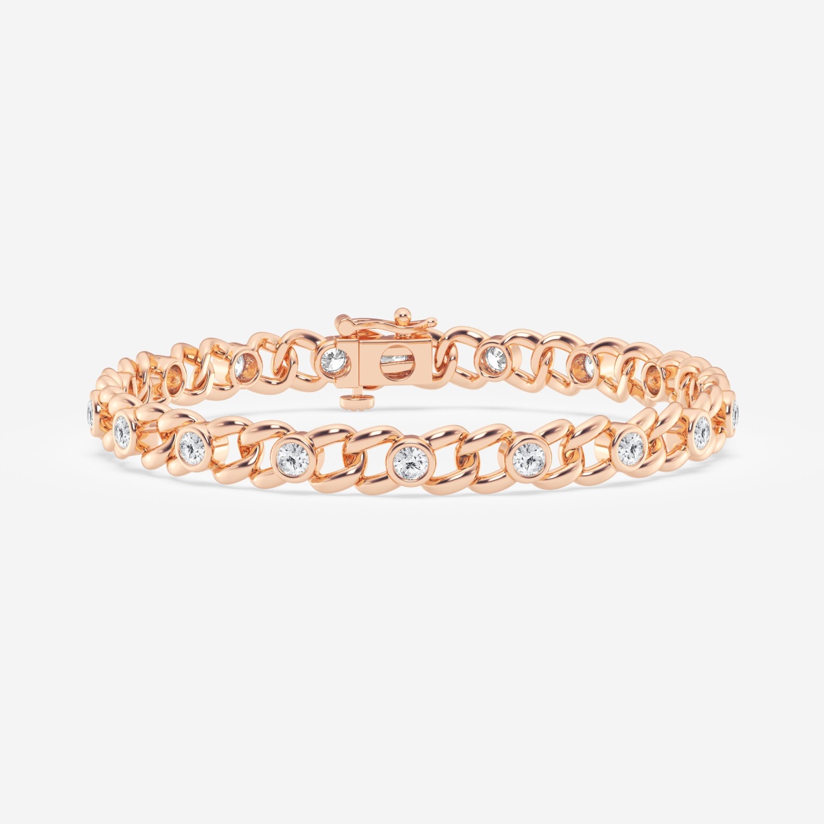 2 ctw Round Lab Grown Diamond  Fashion Bracelet - 7 Inches