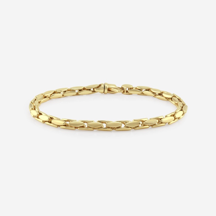 Plain Gold Chain Bracelet