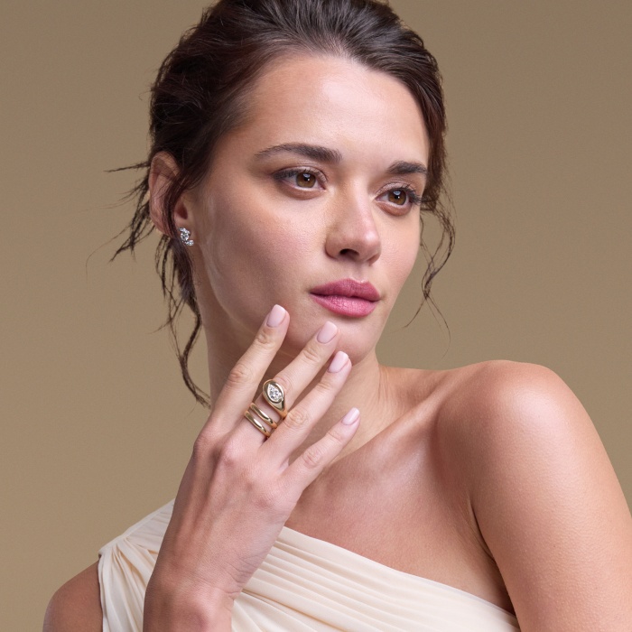 2 1/8 ctw Curve Wrapped Serpent Ring