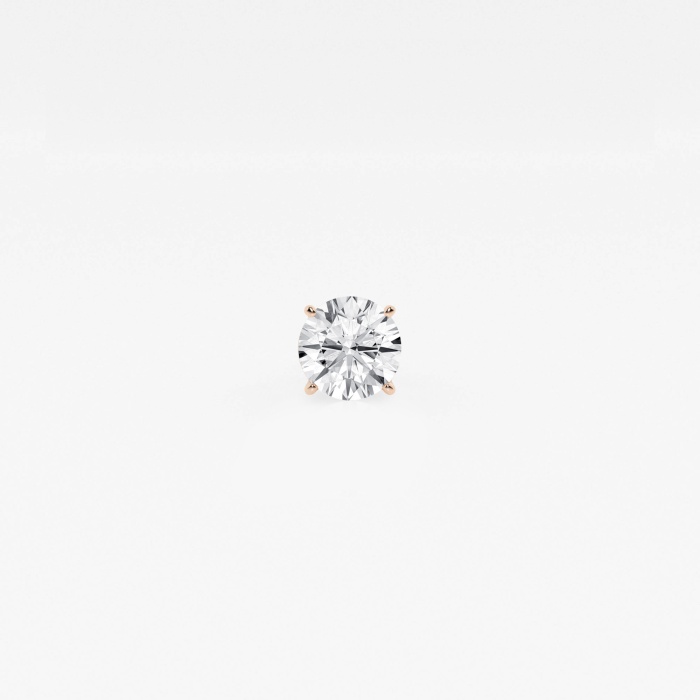 1/2 ctw Round Lab Grown Diamond Single Stud Earring