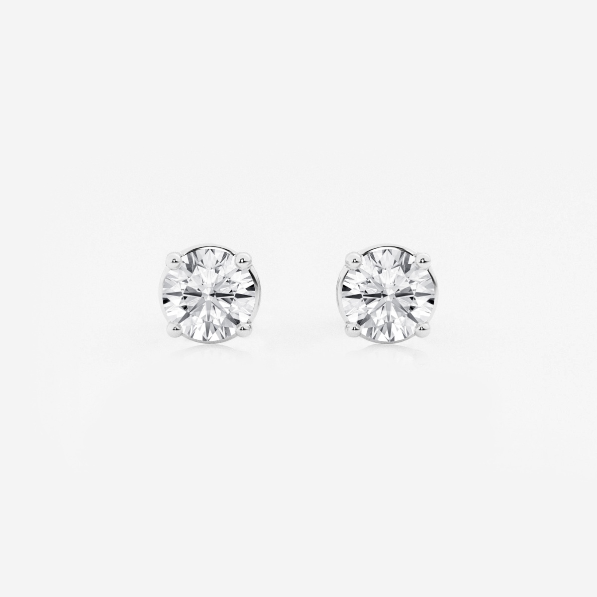 1 1/2 ctw Round Near-Colorless (H-I) Lab Grown Diamond Stud Earrings
