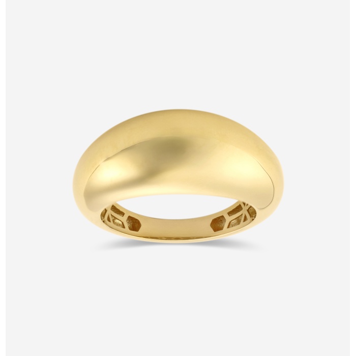 Plain Gold Dome Ring