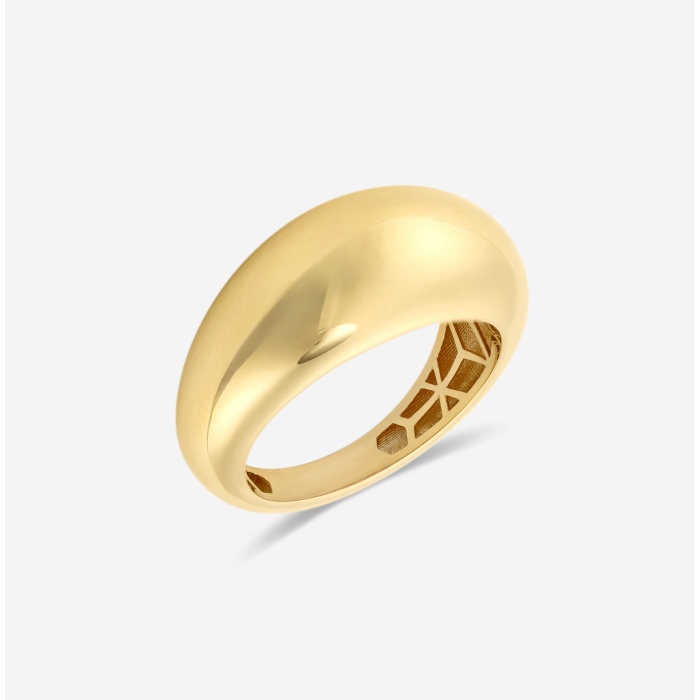 Plain Gold Dome Ring