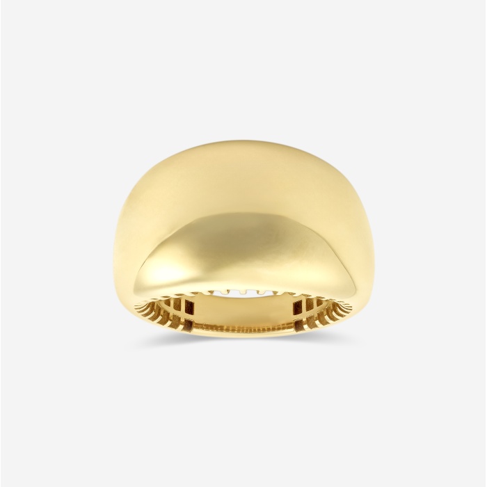 Plain Gold Dome Ring