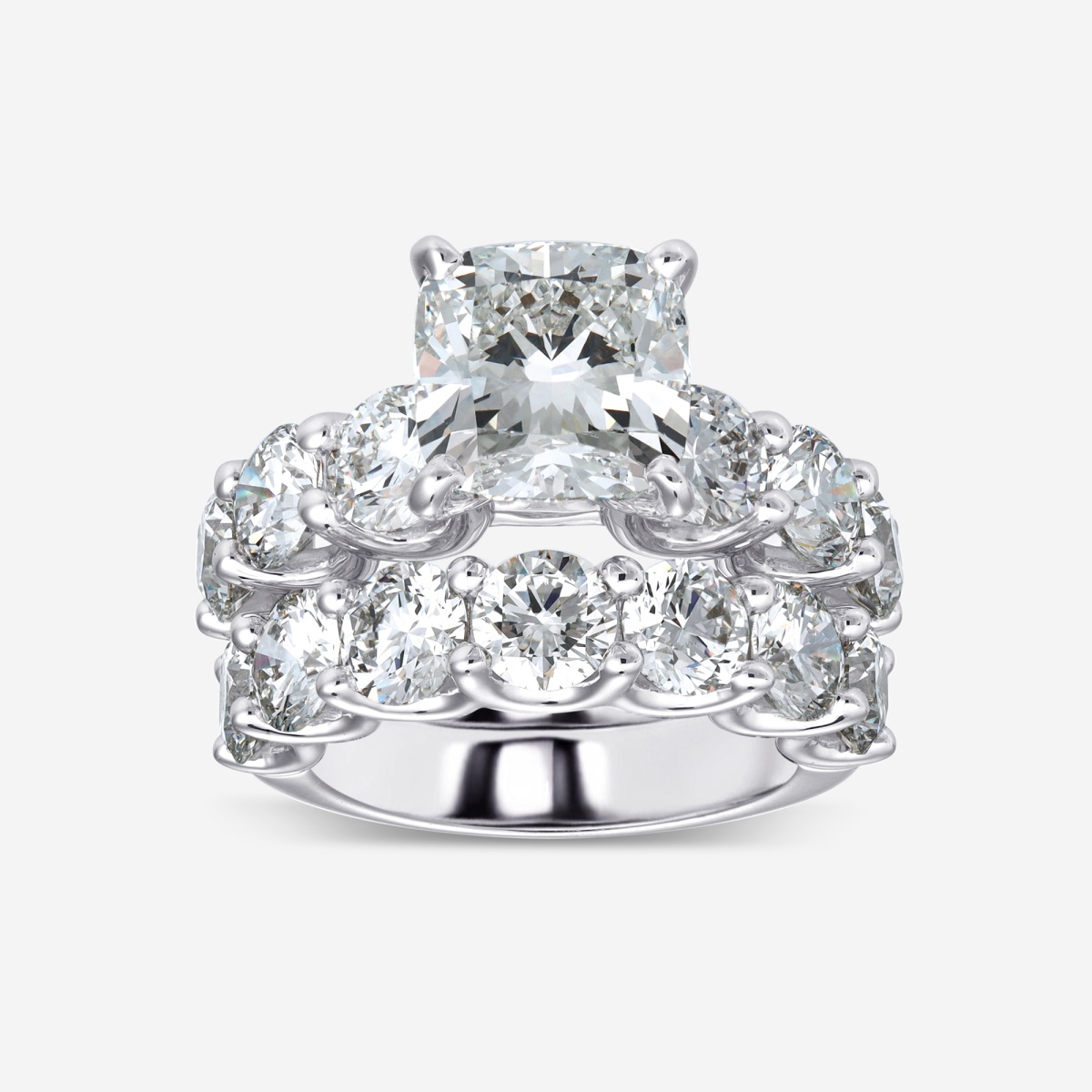 8 ctw Round Diamond Bridal Set