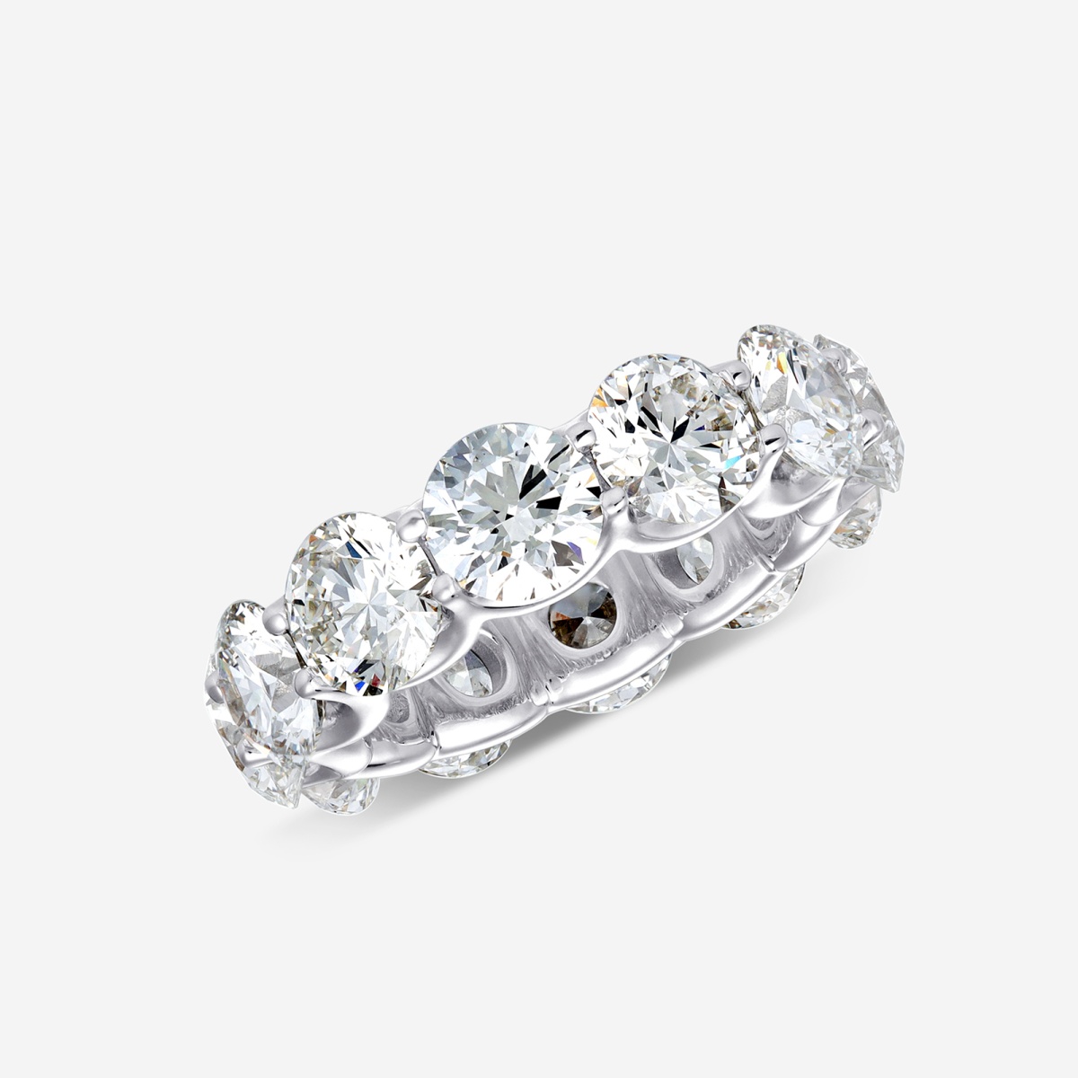 Additional Image 1 for  12 ctw Round Lab Grown Diamond Eternity Band