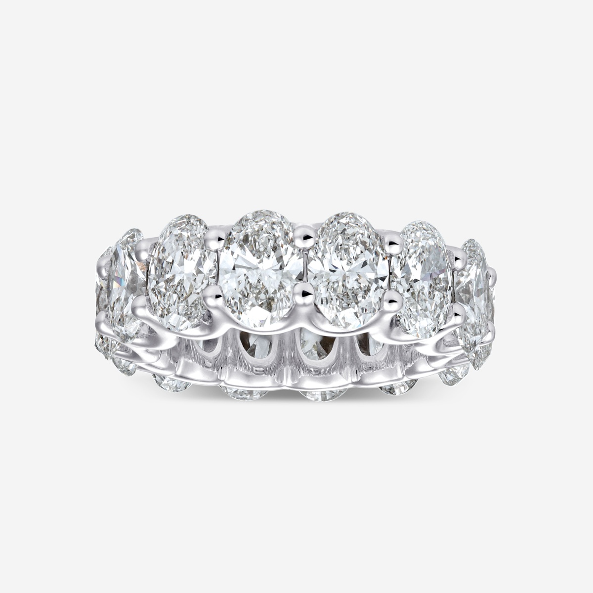 14 ctw Oval Lab Grown Diamond Eternity Band