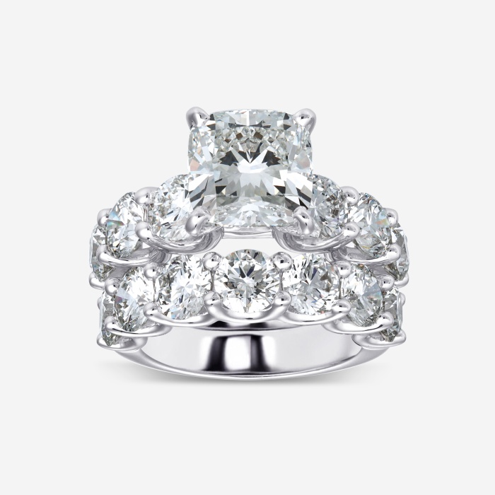 8 ctw Round Diamond Bridal Set