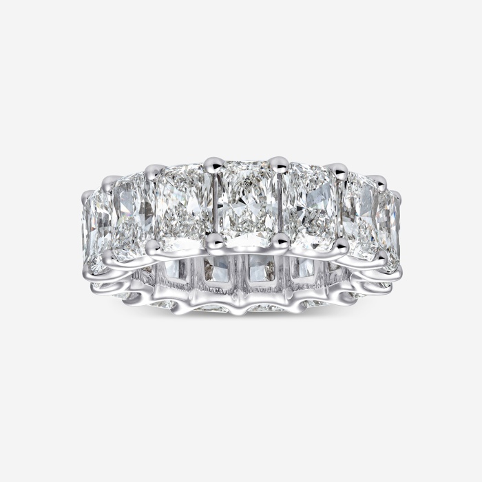 15 ctw Radiant Lab Grown Diamond Eternity Band