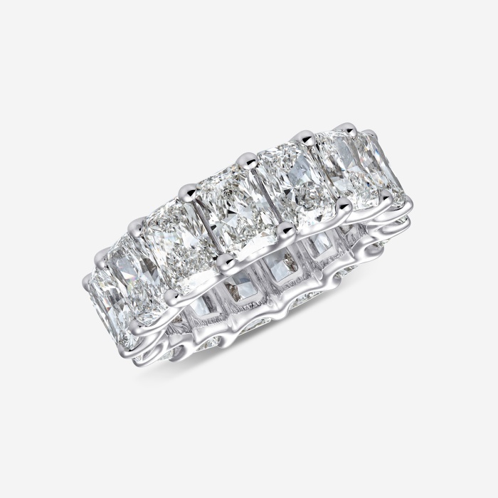 15 ctw Radiant Lab Grown Diamond Eternity Band