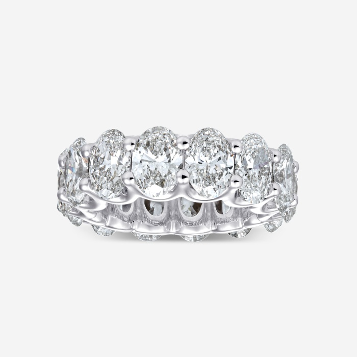 14 ctw Oval Lab Grown Diamond Eternity Band