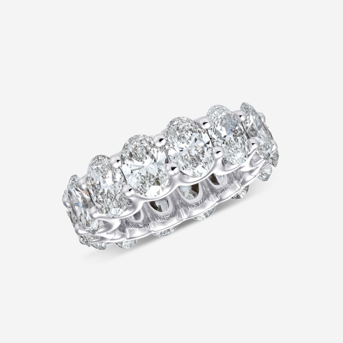 14 ctw Oval Lab Grown Diamond Eternity Band