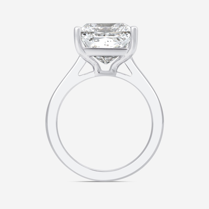 7 ctw Princess Lab Grown Diamond Solitaire Engagement Ring