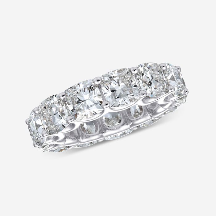 13 ctw Cushion Lab Grown Diamond Eternity Band